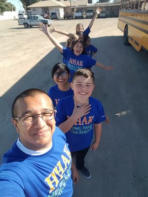 The Helping Hands Active Knights YPAR Team from Meadows Union Elementary in Imperial County.